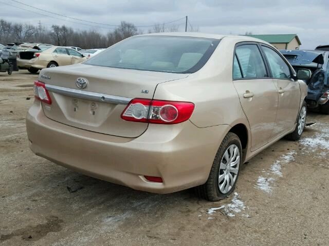 5YFBU4EE4CP060074 - 2012 TOYOTA COROLLA BA GOLD photo 4