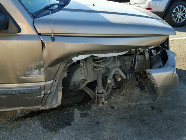 1J8HH48K96C310821 - 2006 JEEP COMMANDER ოქროსფერი ფოტო 9