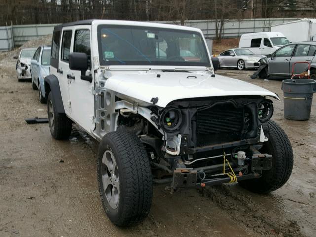 1C4BJWDG7DL678927 - 2013 JEEP WRANGLER U WHITE photo 1