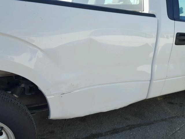 1FTNF1CT6DKD10924 - 2013 FORD F150 WHITE photo 9