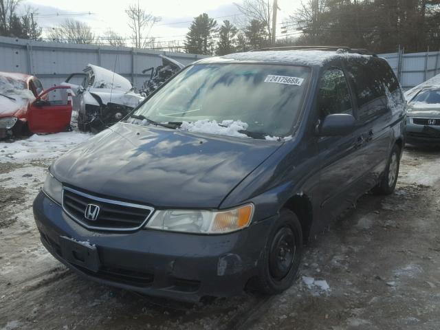 5FNRL18944B020363 - 2004 HONDA ODYSSEY EX CHARCOAL photo 2