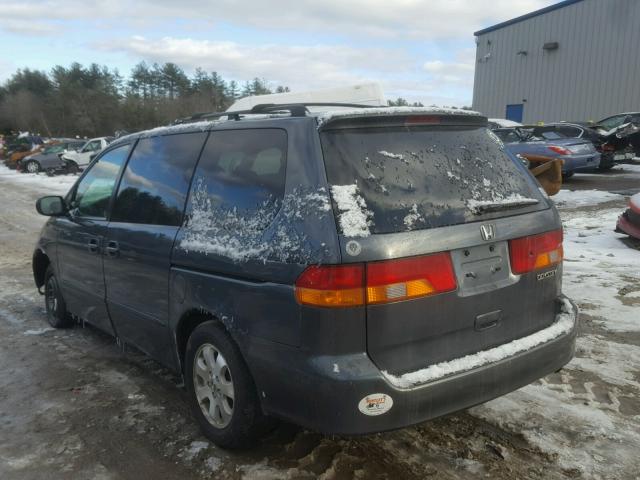 5FNRL18944B020363 - 2004 HONDA ODYSSEY EX CHARCOAL photo 3