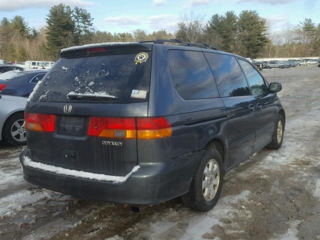 5FNRL18944B020363 - 2004 HONDA ODYSSEY EX CHARCOAL photo 4