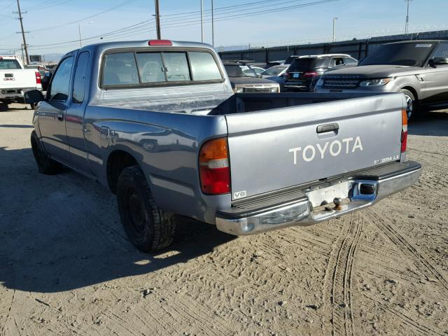 4TAVN52N0VZ324450 - 1997 TOYOTA TACOMA XTR GRAY photo 3