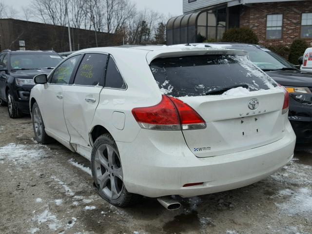 4T3BK3BB0AU044533 - 2010 TOYOTA VENZA BASE WHITE photo 3