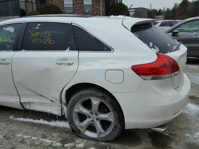 4T3BK3BB0AU044533 - 2010 TOYOTA VENZA BASE WHITE photo 9