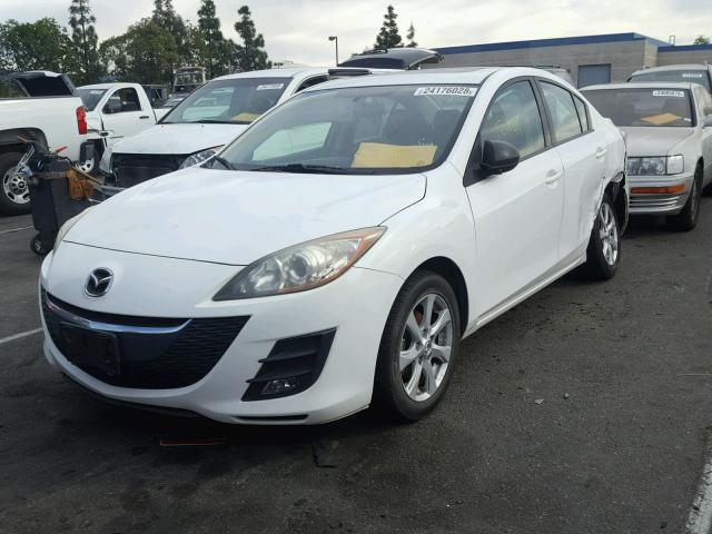 JM1BL1SGXA1220158 - 2010 MAZDA 3 I WHITE photo 2