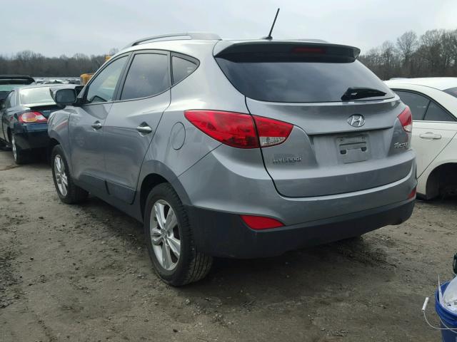 KM8JU3AC7DU741498 - 2013 HYUNDAI TUCSON GLS GRAY photo 3