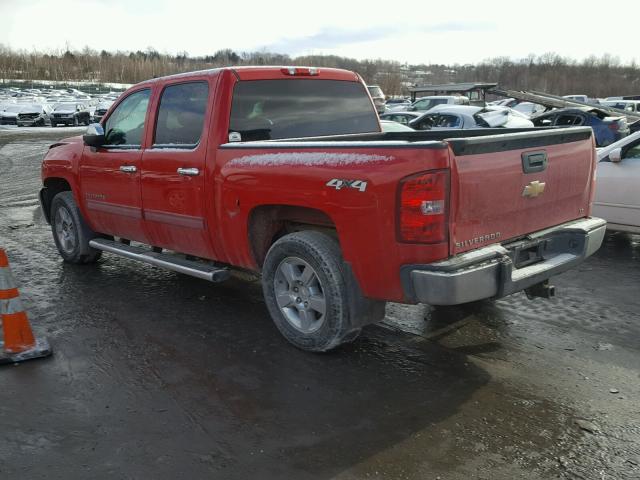 3GCPKSE75DG170432 - 2013 CHEVROLET SILVERADO RED photo 3