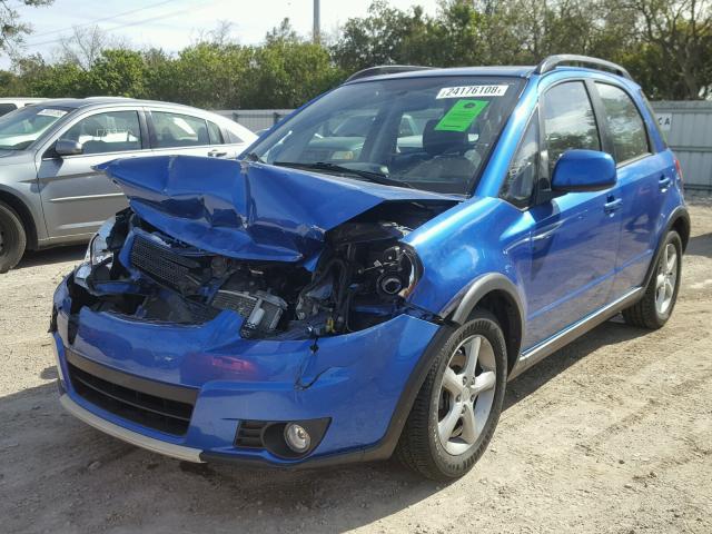 JS2YB413575103155 - 2007 SUZUKI SX4 BLUE photo 2