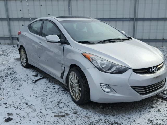 KMHDH4AE6DU697230 - 2013 HYUNDAI ELANTRA GL SILVER photo 1