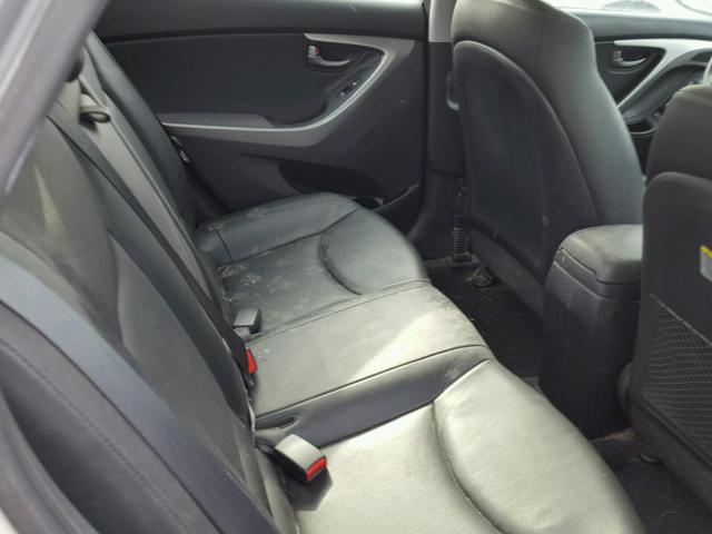 KMHDH4AE6DU697230 - 2013 HYUNDAI ELANTRA GL SILVER photo 6