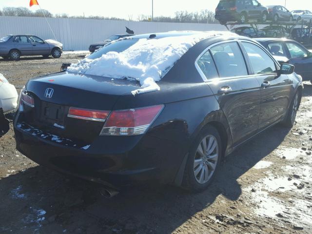 1HGCP2F88CA210203 - 2012 HONDA ACCORD EXL BLACK photo 4