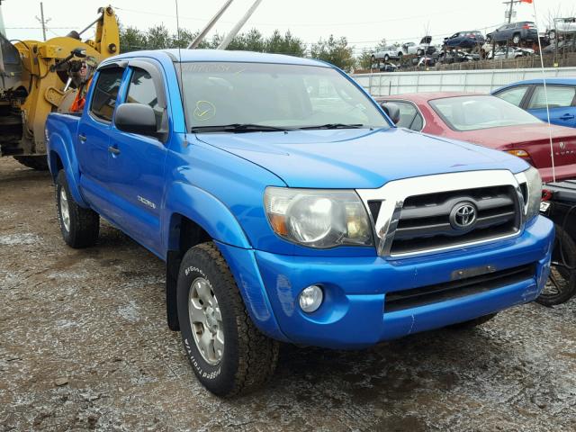 3TMLU42N19M024867 - 2009 TOYOTA TACOMA DOU BLUE photo 1