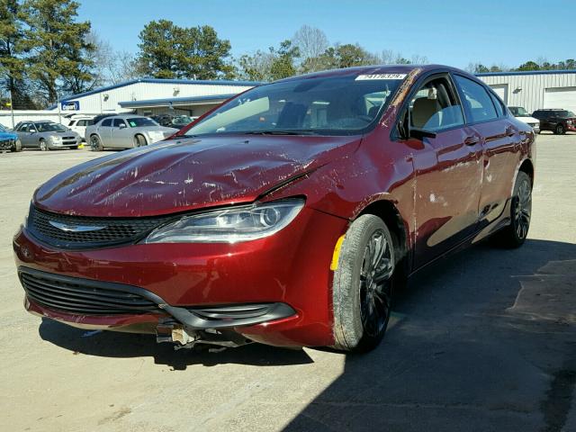 1C3CCCFB8HN506581 - 2017 CHRYSLER 200 LX BURGUNDY photo 2