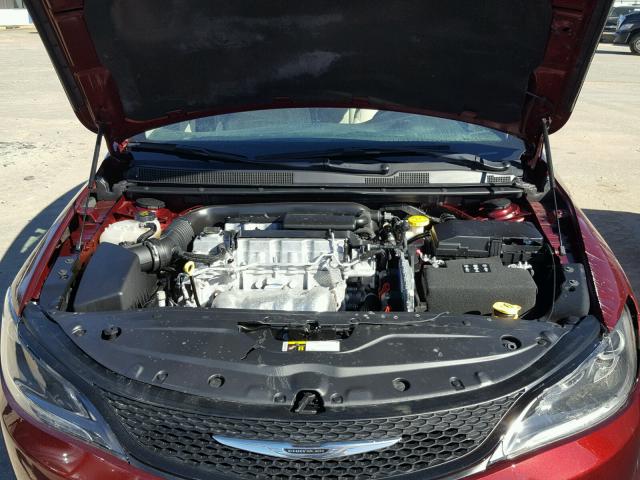 1C3CCCFB8HN506581 - 2017 CHRYSLER 200 LX BURGUNDY photo 7