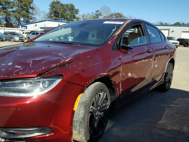 1C3CCCFB8HN506581 - 2017 CHRYSLER 200 LX BURGUNDY photo 9