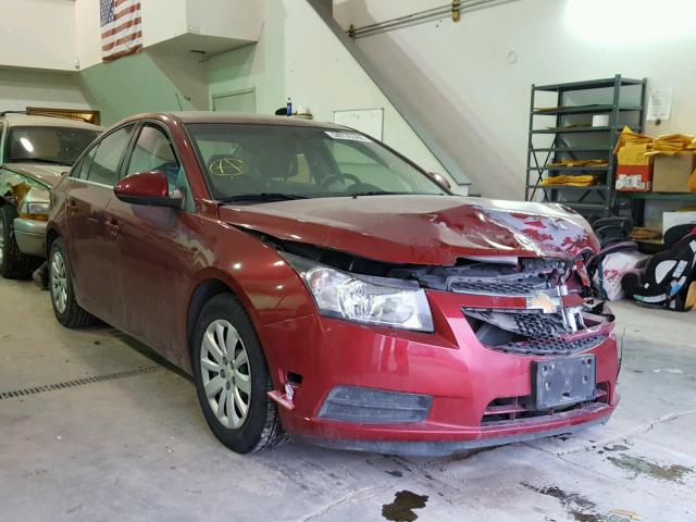 1G1PF5S90B7223339 - 2011 CHEVROLET CRUZE LT RED photo 1