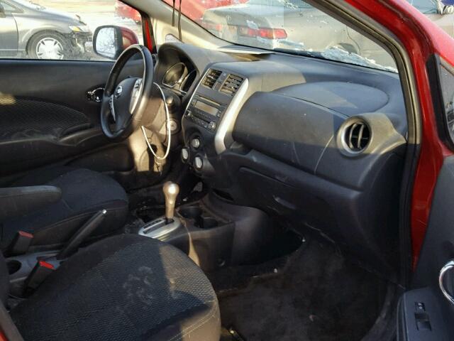 3N1CE2CP2EL404689 - 2014 NISSAN VERSA NOTE RED photo 5