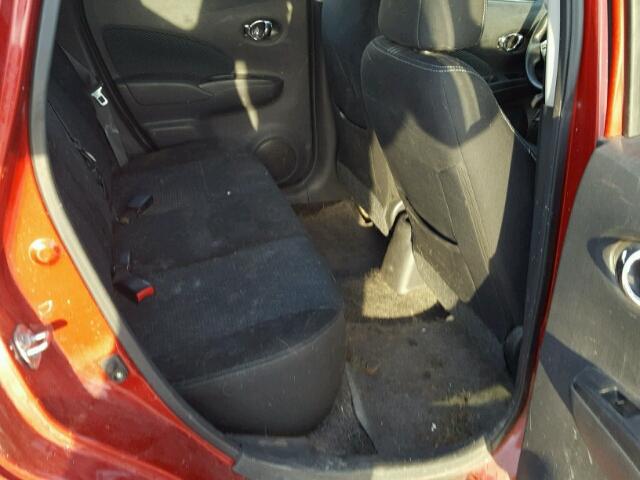 3N1CE2CP2EL404689 - 2014 NISSAN VERSA NOTE RED photo 6