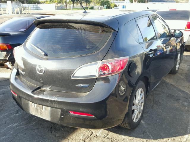 JM1BL1L84C1671712 - 2012 MAZDA 3 I BLACK photo 4