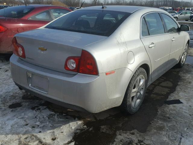 1G1ZC5EB1AF279651 - 2010 CHEVROLET MALIBU 1LT 银色 照片 4