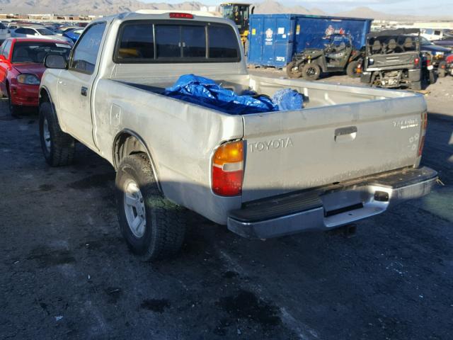 5TENM92N1YZ706302 - 2000 TOYOTA TACOMA PRE GRAY photo 3