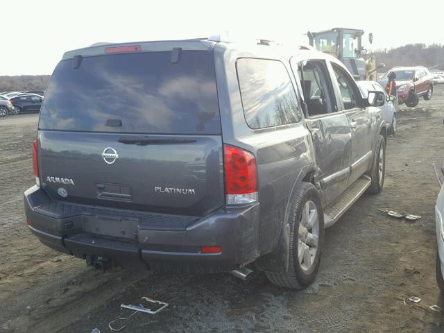 5N1AA0NC1CN605698 - 2012 NISSAN ARMADA SV GRAY photo 4