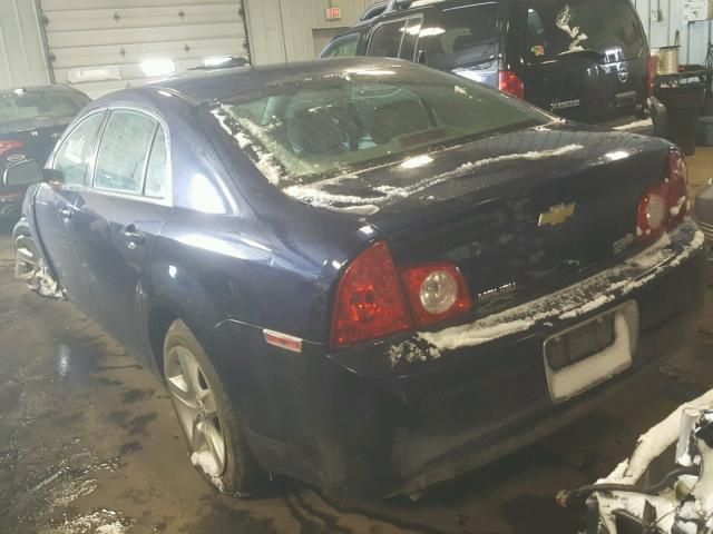 1G1ZA5E02A4110321 - 2010 CHEVROLET MALIBU LS 蓝色 照片 3