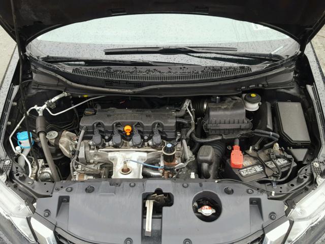 19XFB2F89FE230522 - 2015 HONDA CIVIC EX შავი ფოტო 7