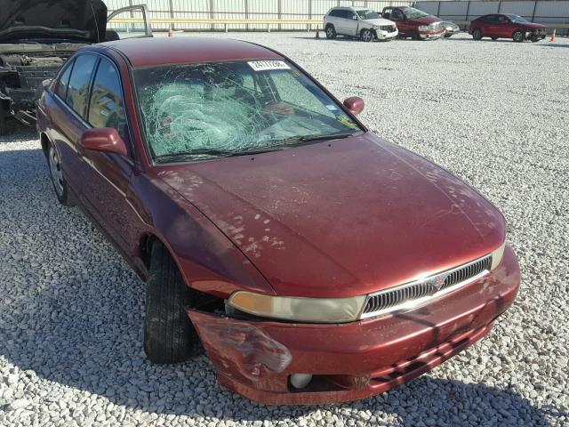 4A3AA46G7YE099716 - 2000 MITSUBISHI GALANT ES RED photo 1