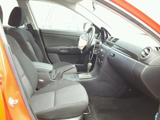 JM1BK12F181834116 - 2008 MAZDA 3 I RED photo 5