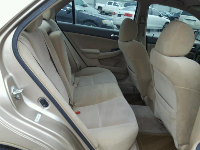 1HGCM56444A072555 - 2004 HONDA ACCORD LX TAN photo 6