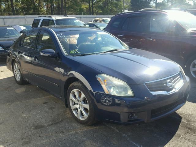 1N4BA41E58C825491 - 2008 NISSAN MAXIMA SE BLUE photo 1