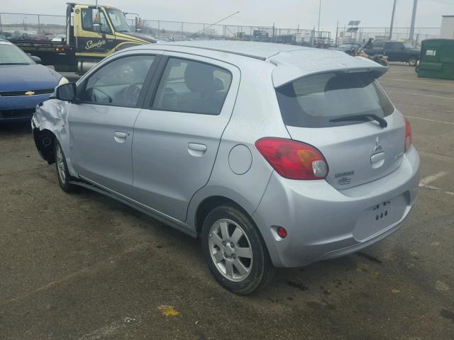 ML32A3HJ2EH003188 - 2014 MITSUBISHI MIRAGE DE SILVER photo 3