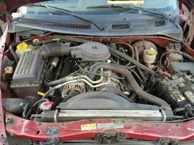 1B4HS28Z0XF502264 - 1999 DODGE DURANGO RED photo 7