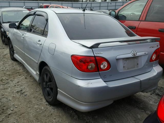 2T1BR32E87C748536 - 2007 TOYOTA COROLLA CE SILVER photo 3