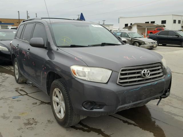 5TDZK3EH3AS002177 - 2010 TOYOTA HIGHLANDER GRAY photo 1