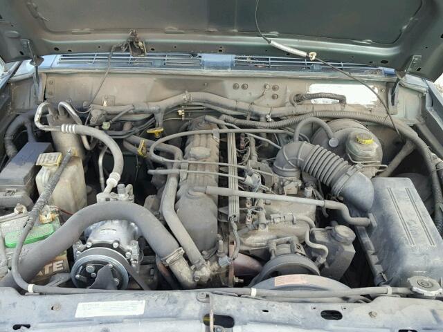 1J4FF46S1YL195191 - 2000 JEEP CHEROKEE GREEN photo 7