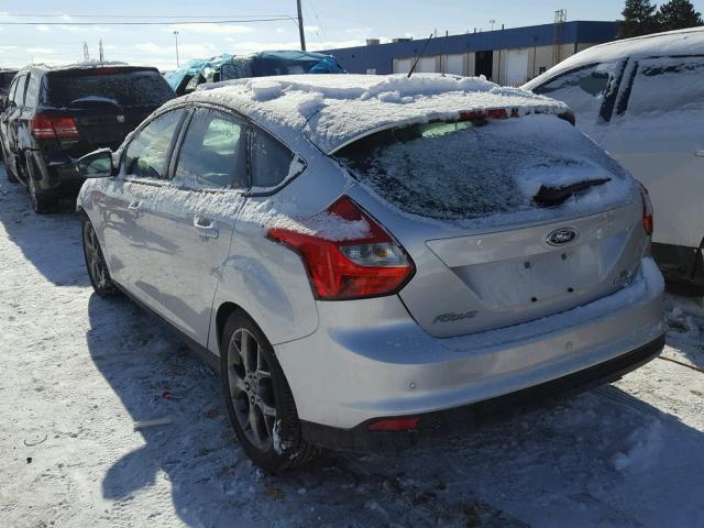 1FADP3K23DL176354 - 2013 FORD FOCUS SE SILVER photo 3