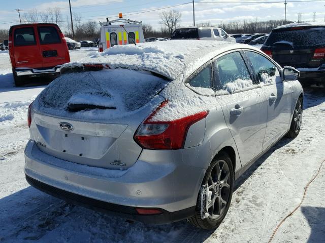 1FADP3K23DL176354 - 2013 FORD FOCUS SE SILVER photo 4