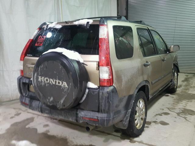 SHSRD78895U323964 - 2005 HONDA CR-V EX TAN photo 4