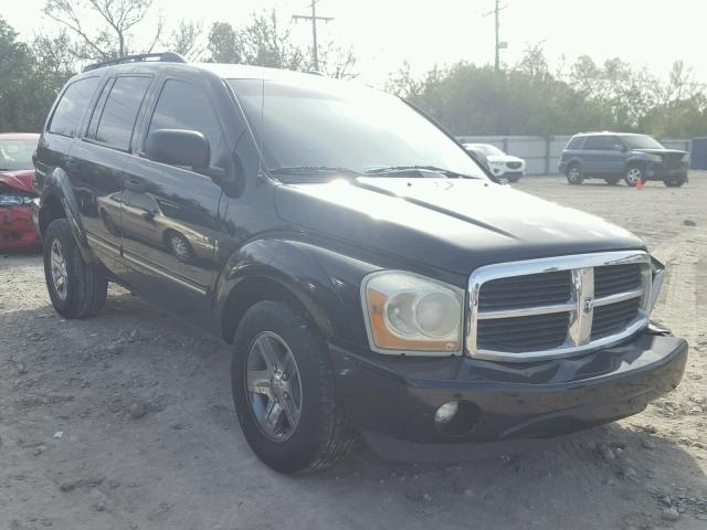 1D8HD58D45F514340 - 2005 DODGE DURANGO LI BLACK photo 1