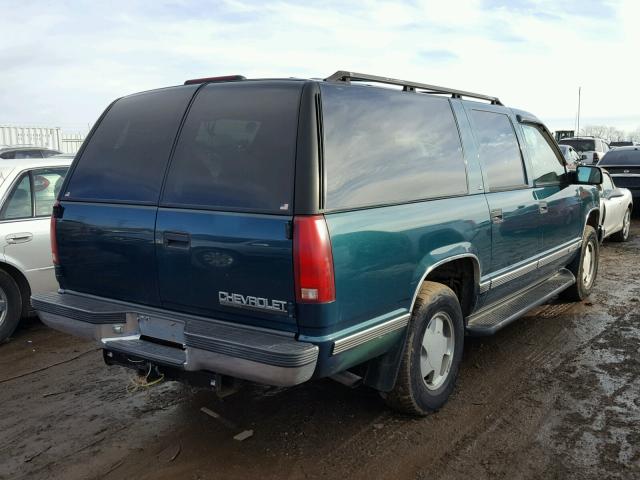 1GNFK16RXXJ520153 - 1999 CHEVROLET SUBURBAN K GREEN photo 4