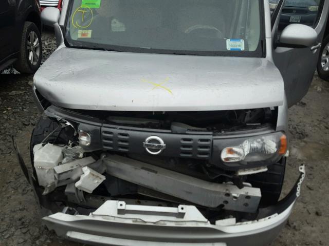 JN8AZ2KR3AT167622 - 2010 NISSAN CUBE BASE GRAY photo 7