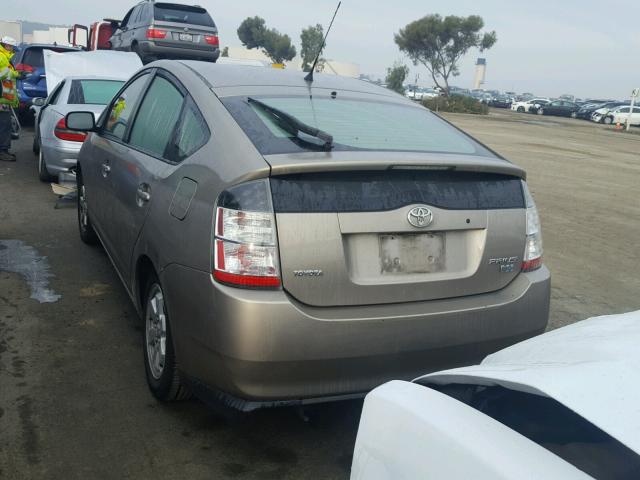 JTDKB20U253068131 - 2005 TOYOTA PRIUS GOLD photo 3