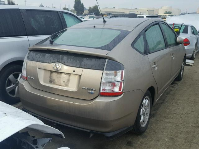 JTDKB20U253068131 - 2005 TOYOTA PRIUS GOLD photo 4