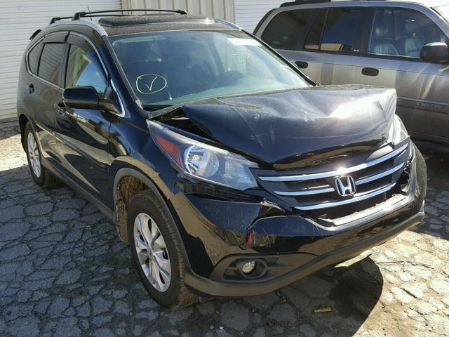 5J6RM3H77CL001545 - 2012 HONDA CR-V EXL BLACK photo 1