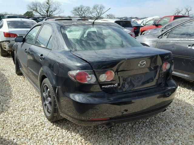 1YVHP80C675M23843 - 2007 MAZDA 6 I BLACK photo 3