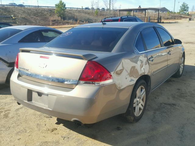 2G1WU581569163131 - 2006 CHEVROLET IMPALA LTZ GOLD photo 4